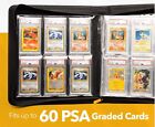 Psa Slab Binder Holds 60 Psa Slabs 6-pocket Graded Card Binder Storage Protector