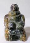 Hand Carved Inuit Eskimo Soapstone Carving