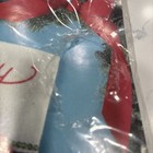 Bucilla Santa In Chimney Christmas Stocking Kit 18  Felt Applique Vintage New