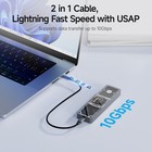 Fanxiang M 2 Nvme Ngff Sata Ssd Enclosure Case Usb 3 2 Type-c Converter Adapter