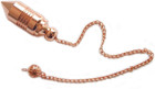 Pointed Cone Bullet Design Openable Copper Metal Pendulum  Healing Reiki Pendulu