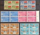 Kuwait  1960  1961 And 1962 Sets Sg144-5  164-5 And 168-9 In Mnh Blocks Of Four 
