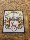 Mccarthy Family Crest Coat Arms Embroidered Patch 4    Shield Logo Deer Knight
