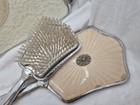 Vintage Vanity Dressing Table Set Brush Mirror Tray Boudoir