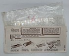 Nos Vintage Craftaid No  2310 Billfold Deer Hunter Leather Tooling Pattern 1978