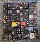 Lot Of 24 Snes Boxes  Super Nintendo    read The Description  