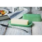 Butter Dish   Jadeite Green Glass   Tablecraft