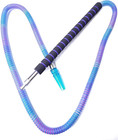 Rubber Handle Hookah Hose Shisha Hose Washable Hookah Pipe With Metal Tip 6ft   