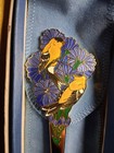 1979 Hallmark 11 12 Gold Tone Enamel Bird Spoon Collection Japan