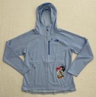 North Face  179 Women Fuse Progressor Fleece Hoodie Jacket - Light Blue -l