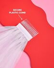 Women s White Wedding Veils Shoulder Length Short With Comb Bridal Party Veil