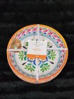 4 Pink Orange Mexican Talavera Style Melamine Salad Bowls 8  Ross Floral Trendy