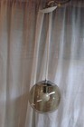 10  Vintage Mid Century Modern Glass Globe Hanging Pendant Smoke Light Shade