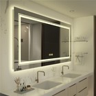 Oversize Led Dual Illuminated Bathroom Mirror Wall Mounted Antifog Vanity Mirror