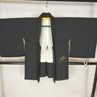 Japanese Vintage Kimono Jacket Haori Silk Shining Mountain Range Pattern  9287