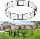 Pet Dog Playpen Fence 24  32  40  Indoor Outdoor Pet Exercise Pen 8 12 16 Panels