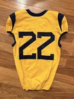Nike Wvu Mountaineers Game-used Football Jersey  22 - 2025 Year Yellow