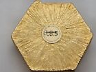 Vintage Estee Lauder Marie Antoinette Enamel On Gold Mini Powder Compact W puff 