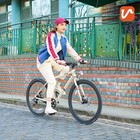 Secondhand 700c City Bike With Dual Disc Brake 7 Speed Shimano Derailleur  White