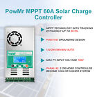 Powmr 60a Mppt Solar Panel Battery Charge Controller 12v 24 36 48v Lcd Regulator