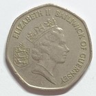 Bailiwick Of Guernsey 20p Twenty Pence Coin 1992