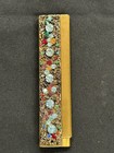 Vintage Jeweled Glass Rhinestone Fold Out Hair Comb