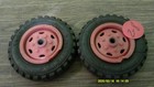 Vintage Wyandotte Truck Set Of 2 Tires With Chip For Parts