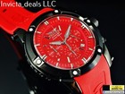Tresod Men s Navmaster Chronograph Red Dial Black Tone Sapphire Crystal Ss Watch