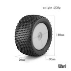 4pcs 1 8 Rc Racing Car Off-road Buggy Tires Wheel 17mm Hex For Arrma Traxxas Hpi