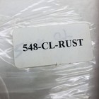 Chicago 548-cl Bib Apron 24in W X 48in H Split Leather Pocket Straps Rust Color