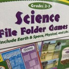 New Carson-dellosa File Folder Games Science Grades 2-3 Nse School Teaching Tool