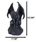 Ebros Warden Large Cathedral Guardian Crouching Winged Gargoyle Statue 12 5 h