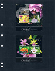  51 00 Scott Value - 2014 Nevis Orchids 4 S s Flowers Caribbean Cv Mnh Nh Umm