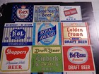 Lot  Of  15  Different  Vintage  Beer  Bottle  Labels  From  The  50 s     60 s 