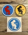 Widespread Panic -  Mikey Houser 3    Vinyl Sticker Uvwater Resistant Yellow black