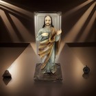 Vtg Jesus Christ Religious Statue Blessing Pose Hand Painted Figure