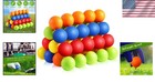 Kids  Safe Golf Training  50 Foam Practice Balls For Indoor   Backyard Play