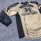 Empire Prevail Paintball Jersey Men Xl Brown Padded Long Sleeve Pullover