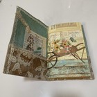 Handmade Lace Cover  garden Days  Junk Journal Scrapbook With Pockets Ephemera