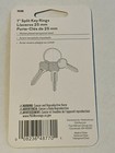 Hillman 701286 Tempered Steel Silver Split cable Key Ring 1   2 In Package 