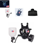 4 Sets Of Gas Mask Face Respirator Cbrn Mask Military Nbc Filter Bottle   Hose