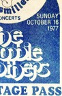 Doobie Brothers   Living    On The Fault Line Backstage Pass La Forum 10 16 77