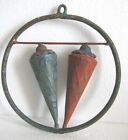 Antique Vintage Ice Cream Cones Trade Sign   Store Display Advertisement Sign