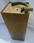 Antique Chinese Japanese Water Vessel Bronze Brass With Raised Art Beautiful