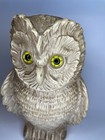 Rare Vintage Haeger Ceramic Owl Sculpture 12    Tall 3d Statue