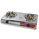 Xtremepowerus Outdoor 2-burner Stove Propane Range Auto Ignition Lpg W  Stand