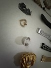 Vintage Jewelry   Watch Junk Drawer Lot Men s Tie Bars Pins Parts Digital Watch