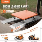 Vevor 2 Pcs 47 2x8 5 In Aluminum Loading Ramps Shed Ramps 880lbs For Atv Tractor
