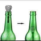 Magic Trick Toy Metal Folding Key Through Bottle Perfect For Stage Show 1pair