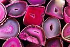 Agate Geode Pink 3  8-12 Oz Natural Chakra Healing Crystals Rough Gemstones
